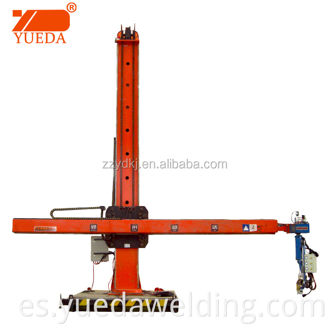 Alta calidad de soldadura ajustable columna boom manipulador pipa robot brazo